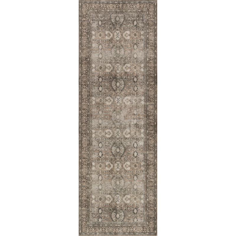 Jeccica Antiqued Jute-Blend Area Rug, Runner 2'8" x 8'