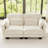 Channel Tufted Modular Sectional Sofa with Adjustable Backrest-1994189764