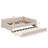 Upholstered Daybed With Built In USB Ports And Trundle-970497849