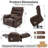 Lay Flat Dual Motor Power Lift Recliner With Tray Table,heat And Massage-104200434