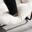Fauteuil inclinable blanc à bascule, confortable pour la véranda, le jardin, le fauteuil d'extérieur blanc, le patio