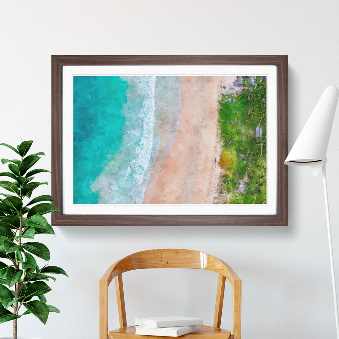 XX-A-1278X Nacpan Beach in El Nido Philippines - Picture Frame Painting