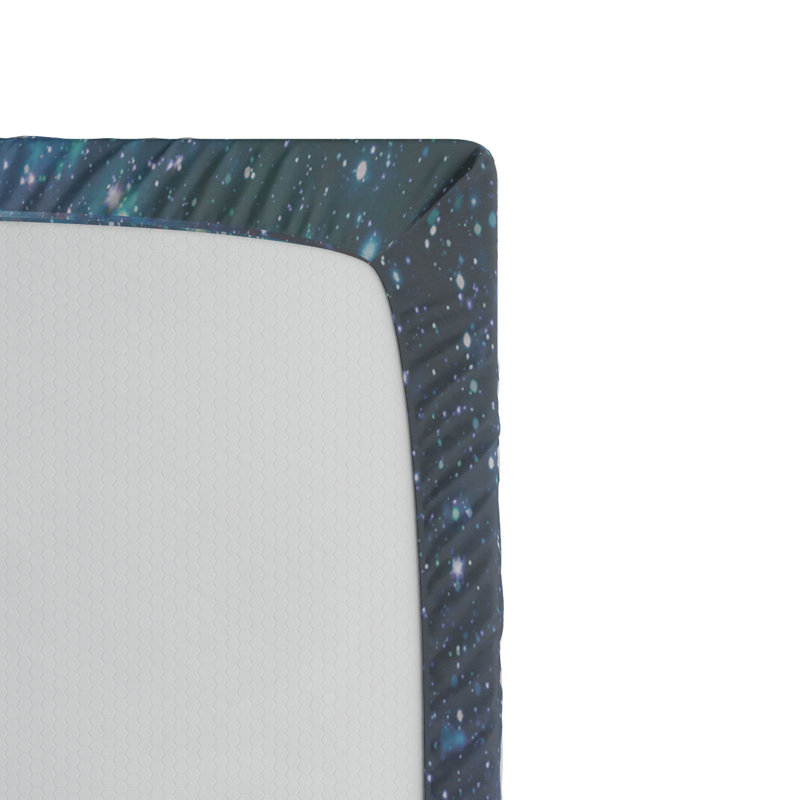 Microfiber Abstract Fitted Sheet, Queen Fitted Sheet