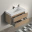 Meuble-lavabo flottant mural avec lavabo Tristen