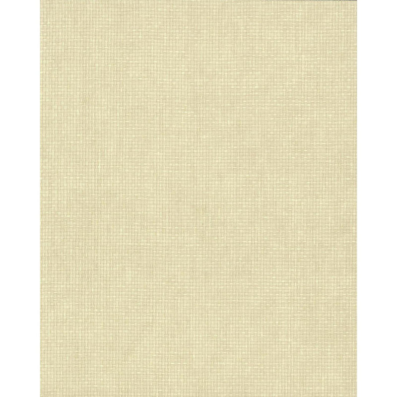 Rouleau de papier peint tissé croisé l 24 pi x l 36 po, Crème