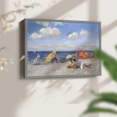 At The Seaside - Reproduction encadrée - Restickable