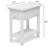Monaco - Chairside Table - Blanc Finish