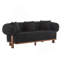 Round Arm Curved Sofa-Beige-1810084765