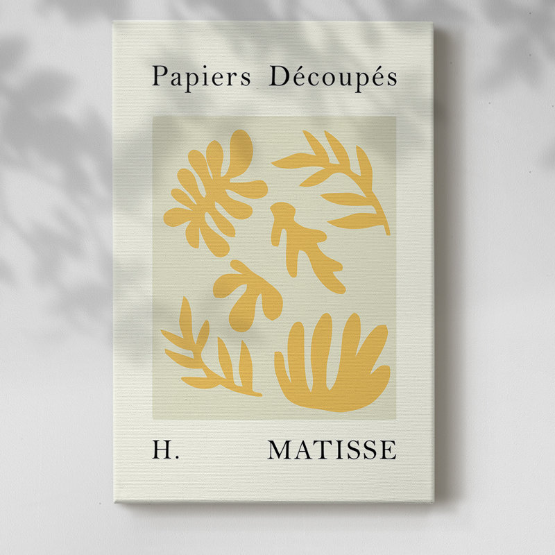 Matisse CCL XXVII, reproduction d'art encadrée Cavas, H 12 po x l 8 po