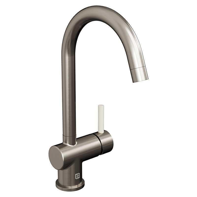 Belfry Kitchen Astoria Kitchen Faucet, Chrome/Ivory