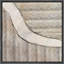 «Geometric Brown Black Stripe», reproduction sur toile encadrée-904458701-904458699