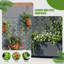 Boîte à fleurs en métal galvanisé avec treillis Forson-236355870-259800249