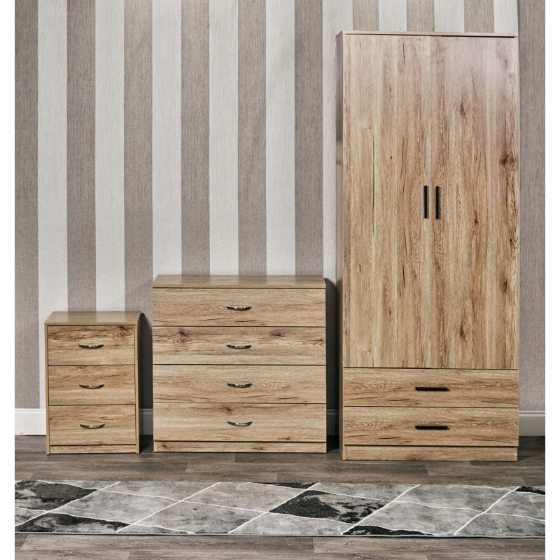 Follansbee Piece Bedroom Set, Oak