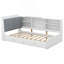 Lit plateforme simple avec tête de lit, tablettes et 2 tiroirs-2138027037