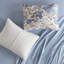 Édredon doux en microfibre à motif floral bleu avec draps, jusqu'à 14 po