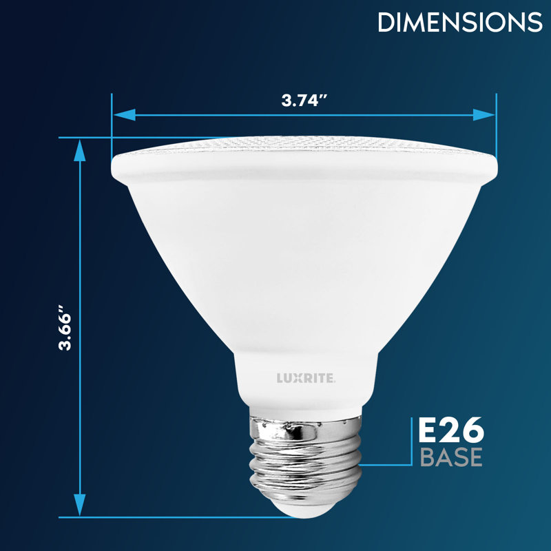 Ampoule DEL à intensité variable PAR30 E26 / moyenne (standard) de 75 watts, 5000