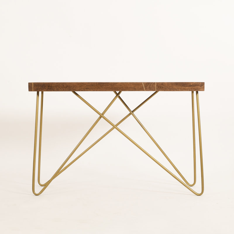 46.06'' Solid Wood Top Console Table