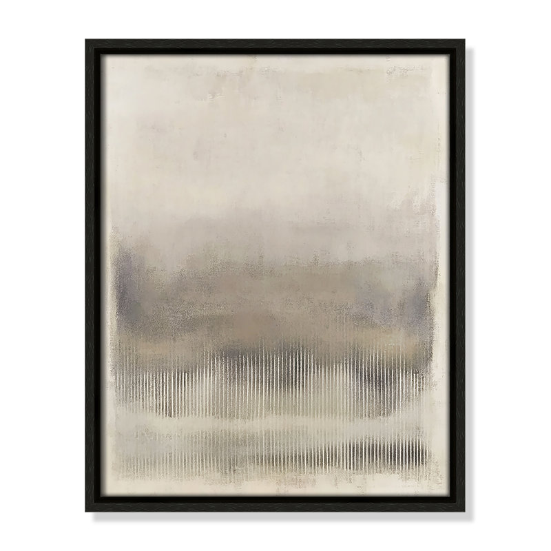 Équilibre équilibré II par Irena Orlov, H 15,5 po x l 12,5 po, Flottant espresso