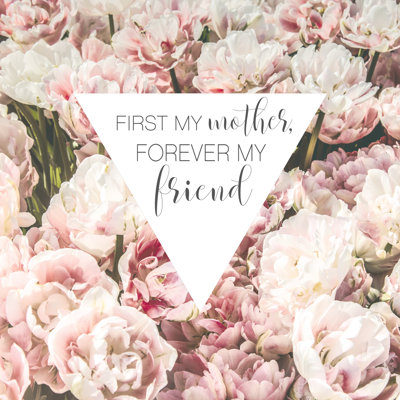 Mother Friend - Wrapped Canvas Print