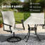 Ensemble de 2 chaises d'extérieur, chaises pivotantes-1958424989