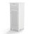 1-Drawer Free-standing Bathroom Cabinet, White 12.6x11.8x34.3in