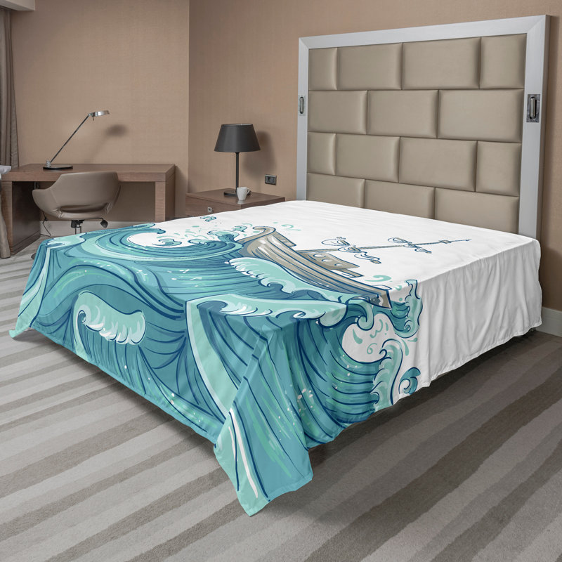 Drap plat Ambesonne, Drap plat pour très grand lit californien