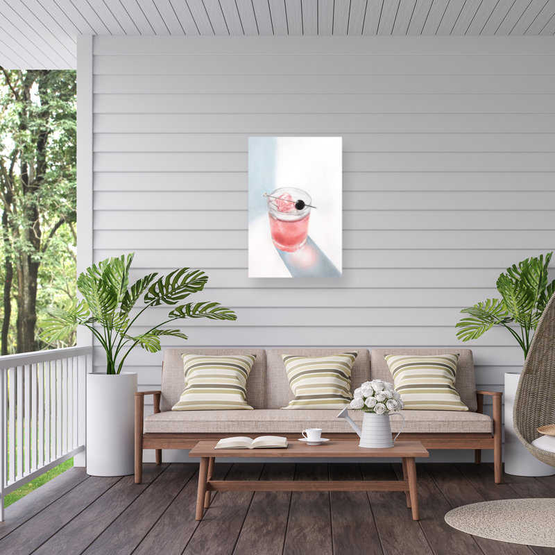 Cocktail de bolognaise à la bolognaise sur une impression sur toile, H 47 po x l 30 po