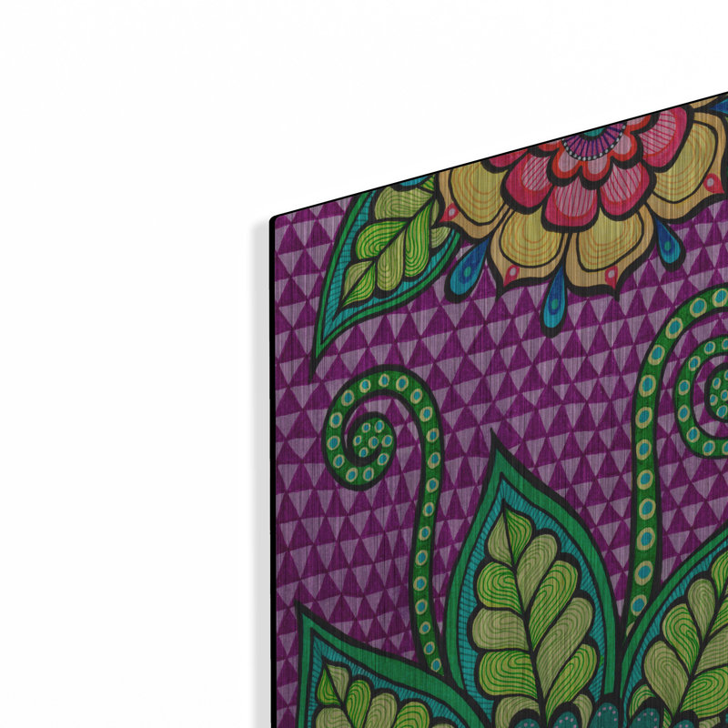 Bright Bold Blooms 3 par Hello Angel, H 24 po x l 16 po