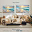 «Foamy Cancun Beach», reproduction d'art sur toile-277204654