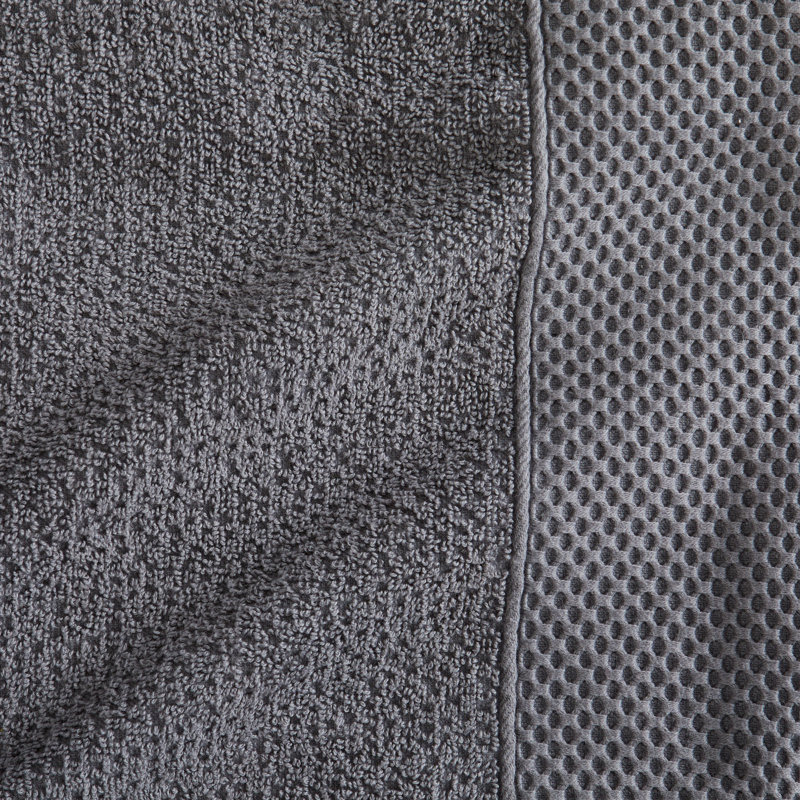 Débarbouillette 100% coton Sharleez, Gris foncé