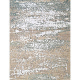 Hand Knotted Abstract Area Rug
