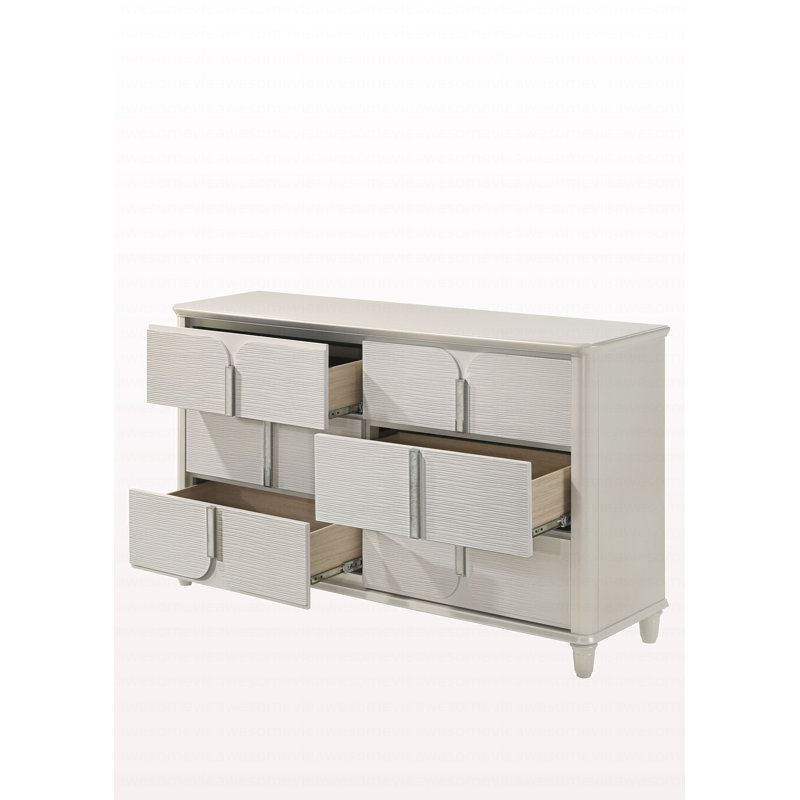Commode de style moderne avec finition blanche