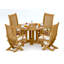 Warwick Outdoor 5 - Piece Teak Dining Set