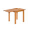 Colletti 2 - Person Wood Patio Dining Set with Rectangular Table , Cushions Included