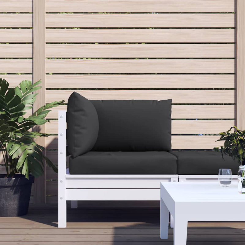 Coussin de terrasse pour l'extérieur, Noir