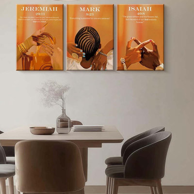 3 Piece Wrapped Canvas Print