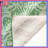 Green Damask Pattern Blankets-128733015