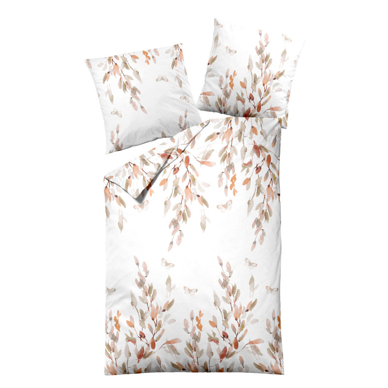 No Pattern Duvet Cover Set with Pillowcases, 155 x 220cm