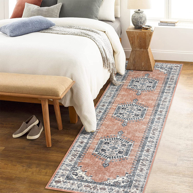 Tapis avec envers antidérapant Cristena, Tapis de couloir 2 pi x 6 pi