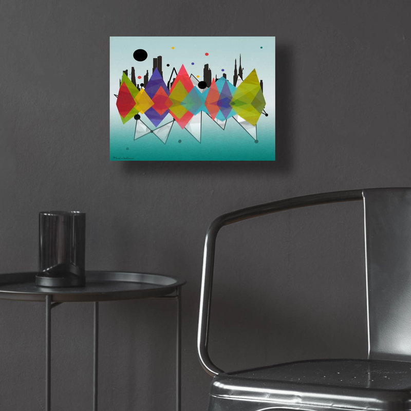 «New York Riflaction» par Mark Ashkenazi, H 12 po x l 16 po x P 0,13 po