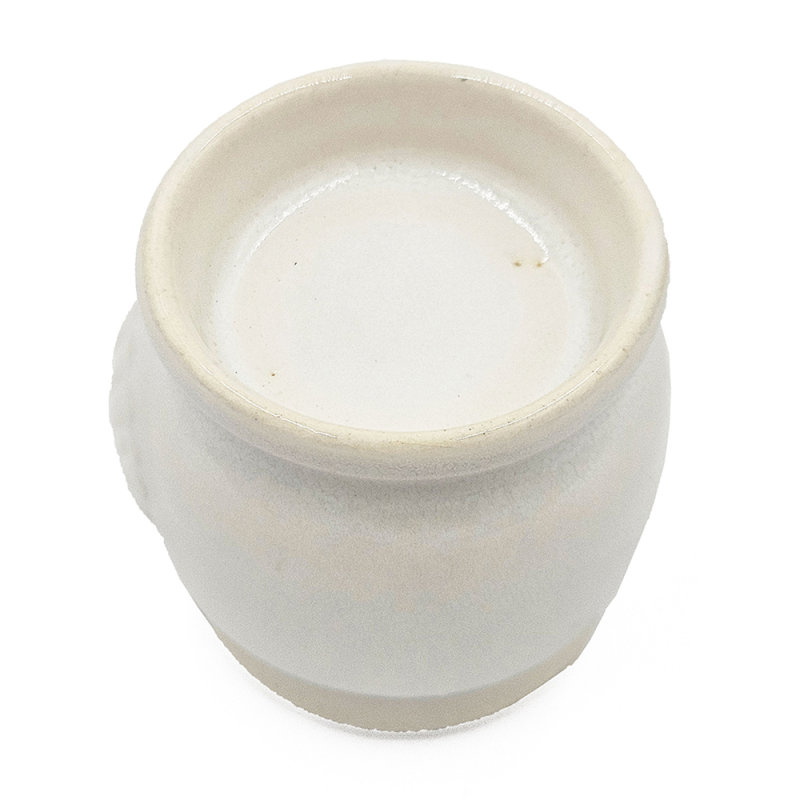 Support à bougie chauffe-plat 7,5 x 2,5 x 2,5 po, blanc