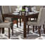 Table de salle à manger de conception contemporaine 1pc avec rallonge séparée