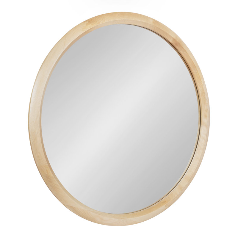 Miroir Anacleta, Noyer brun, Rond