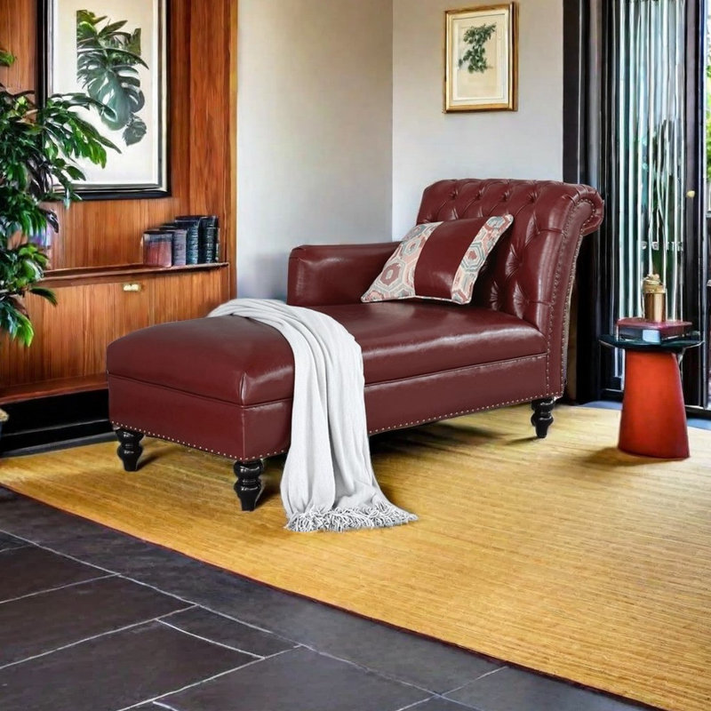 Chaise longue Degraaf, Retour à droite, Vin rouge