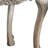 Vintage Bone White Square End Table