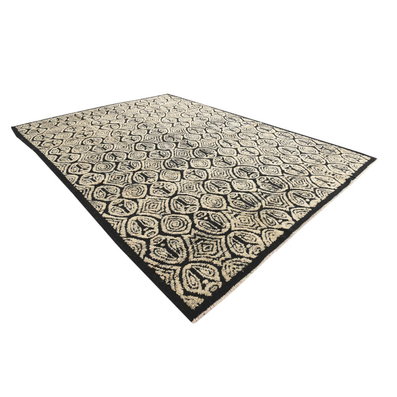 Tapis noir 9 x 12 Philip