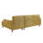 Prado 97" Wide Sofa & Chaise With Solid Wood