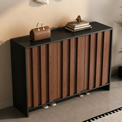 Armoire à chaussures 47,24 po Mid-Century