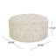 Table ronde avec repose-pieds et repose-pieds-528156424