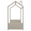 Lit simple en bois et velours, beige-1483782487-1483782825